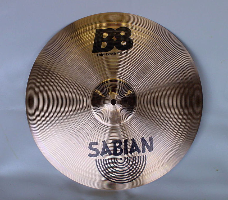 Sabian B8 16"  Thin Crash